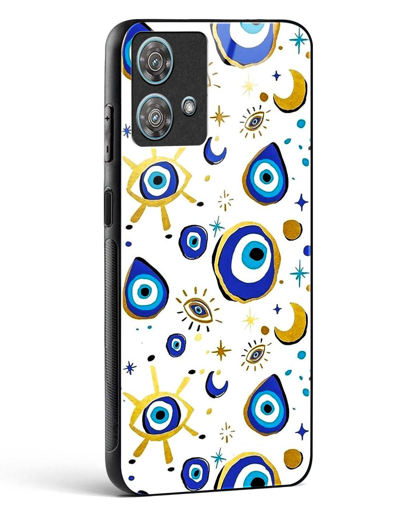 Evil Eye Nazar Protection Glass Phone Case-Motorola Edge 40 Neo