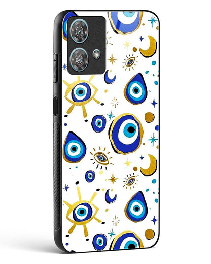 Evil Eye Nazar Protection Glass Phone Case-Motorola Edge 40 Neo