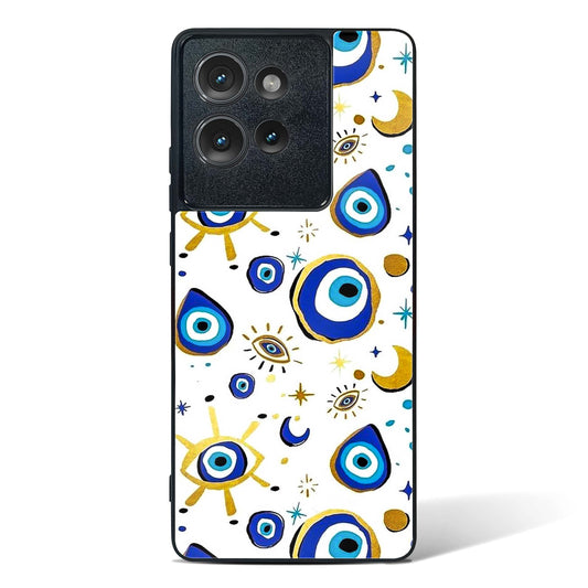 Evil Eye Nazar Protection Glass Phone Case-Motorola Edge 50