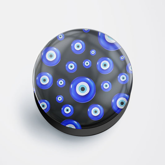 Evil Eye Pattern Gloss Pop Holder
