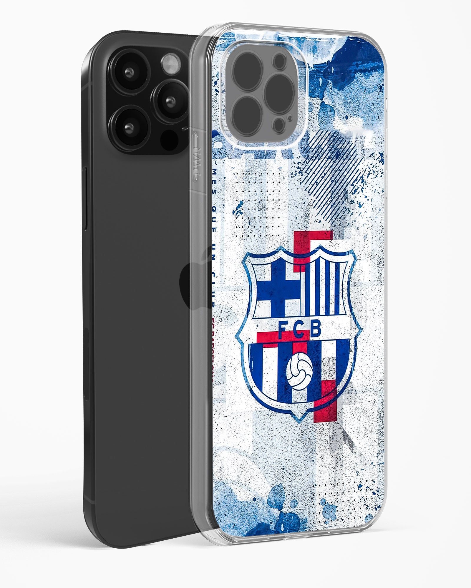FCB Denim Style Clear Silicone Case