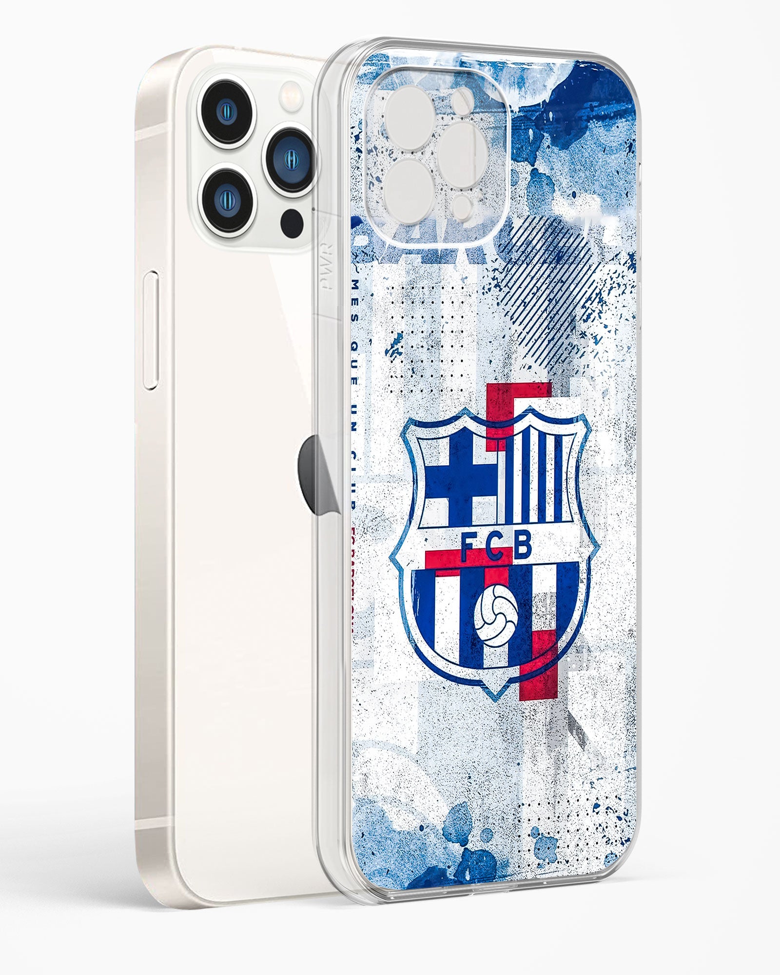 FCB Denim Style Clear Silicone Case