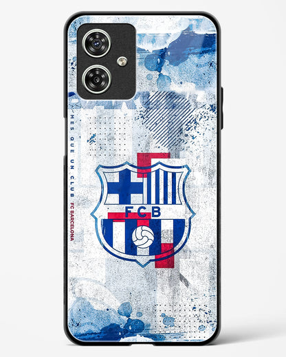 FCB Denim Style Glass Phone Case-Moto G64 5G