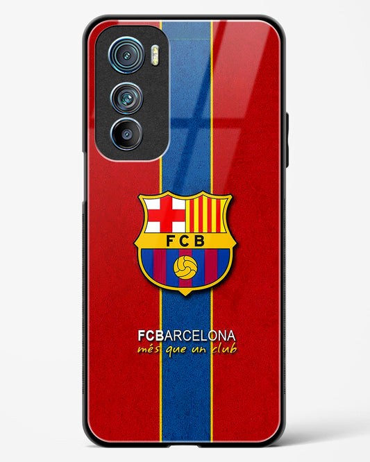 FCB inspired Glass Phone Case-Motorola Edge 30