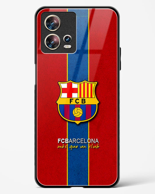 FCB inspired Glass Phone Case-Motorola Edge 30 Fusion