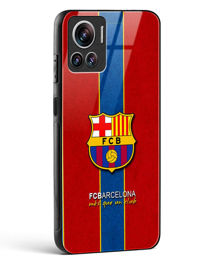 FCB inspired Glass Phone Case-Motorola Edge 30 Ultra