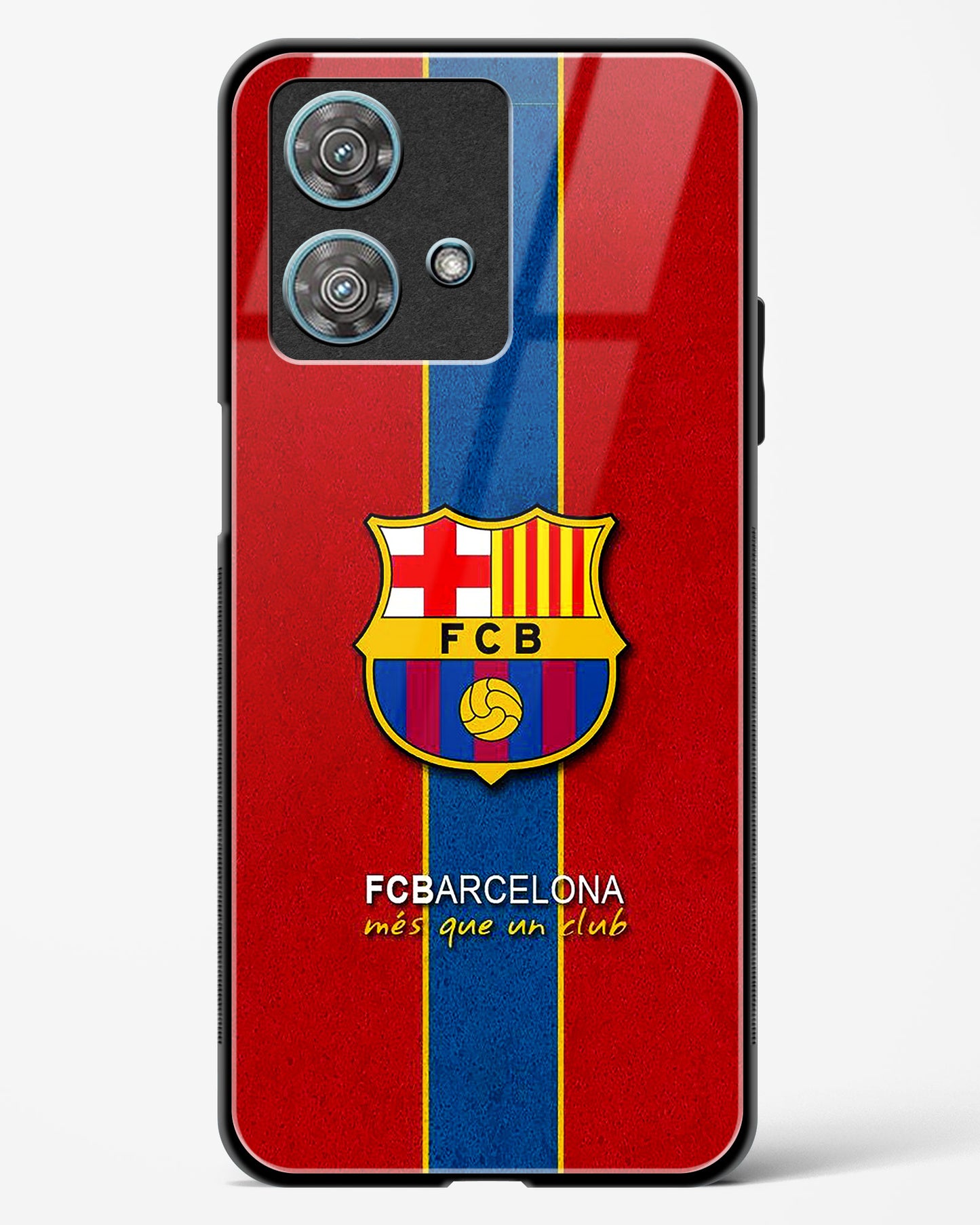 FCB inspired Glass Phone Case-Motorola Edge 40 Neo