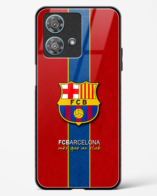 FCB inspired Glass Phone Case-Motorola Edge 40 Neo