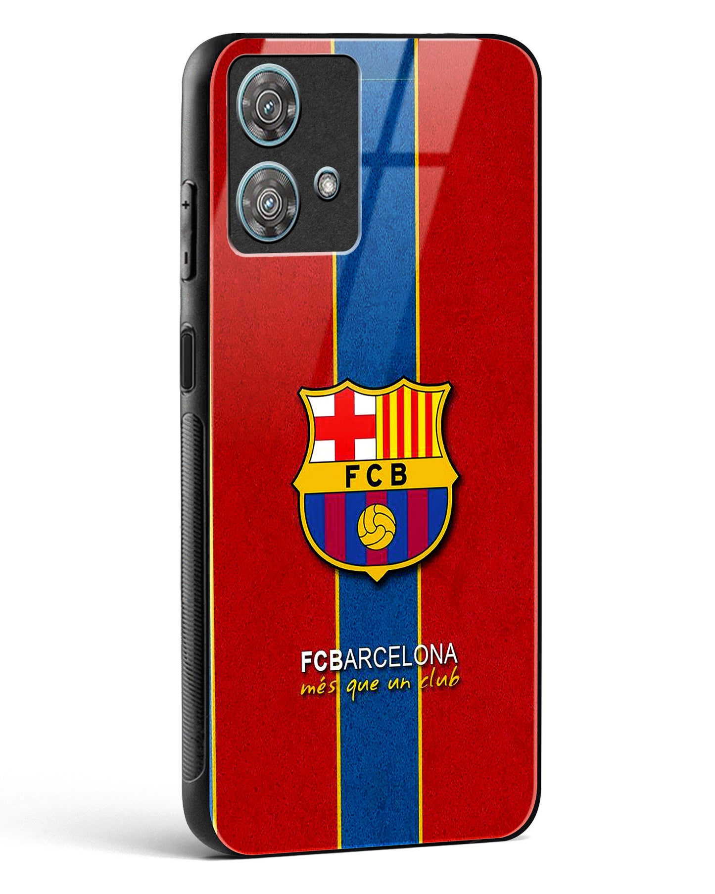 FCB inspired Glass Phone Case-Motorola Edge 40 Neo