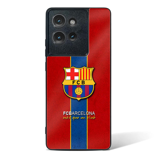 FCB inspired Glass Phone Case-Motorola Edge 50