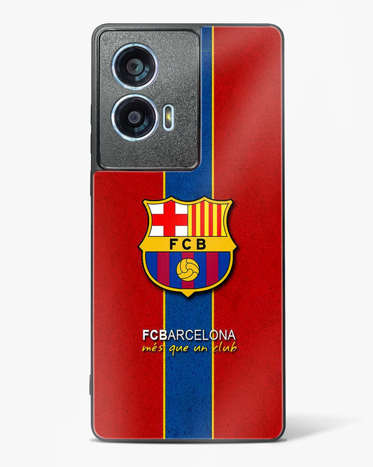 FCB inspired Glass Phone Case-Motorola Edge 50 Fusion