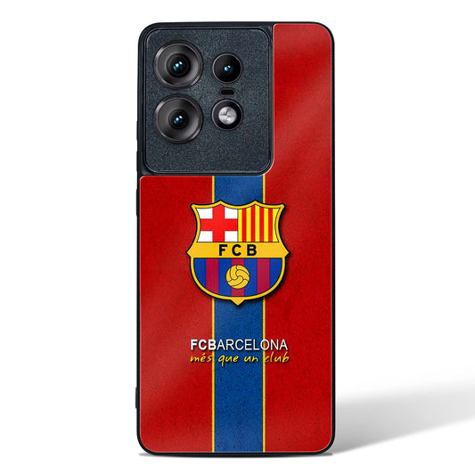 FCB inspired Glass Phone Case-Motorola Edge 50 Pro