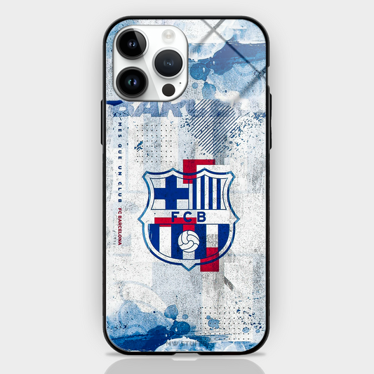 FCB Denim Pattern Glass Case -  - MW Stuffs - 