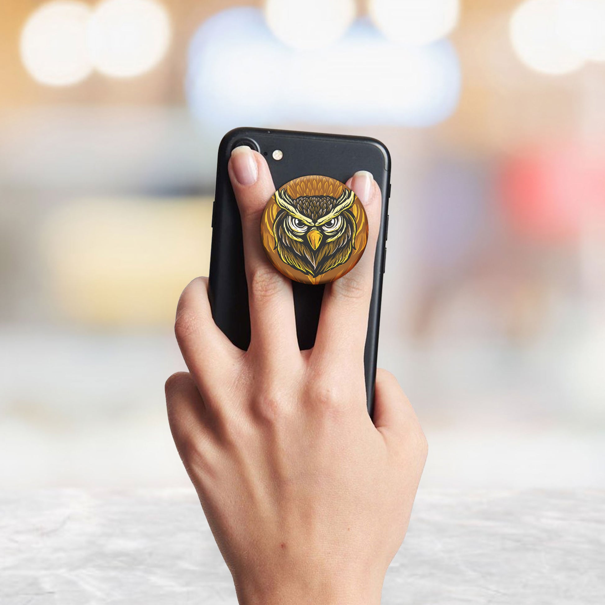 Fierce Owl Flat Pop Holder