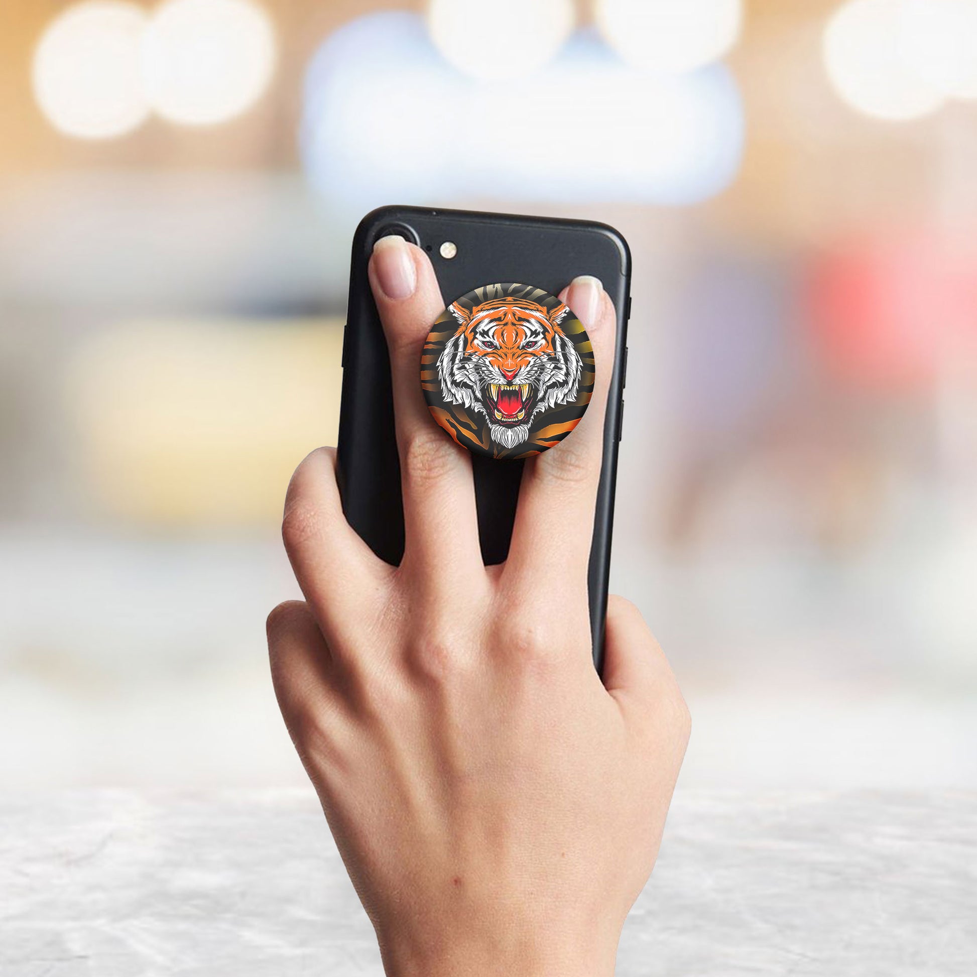 Fierce Tiger Flat Pop Holder