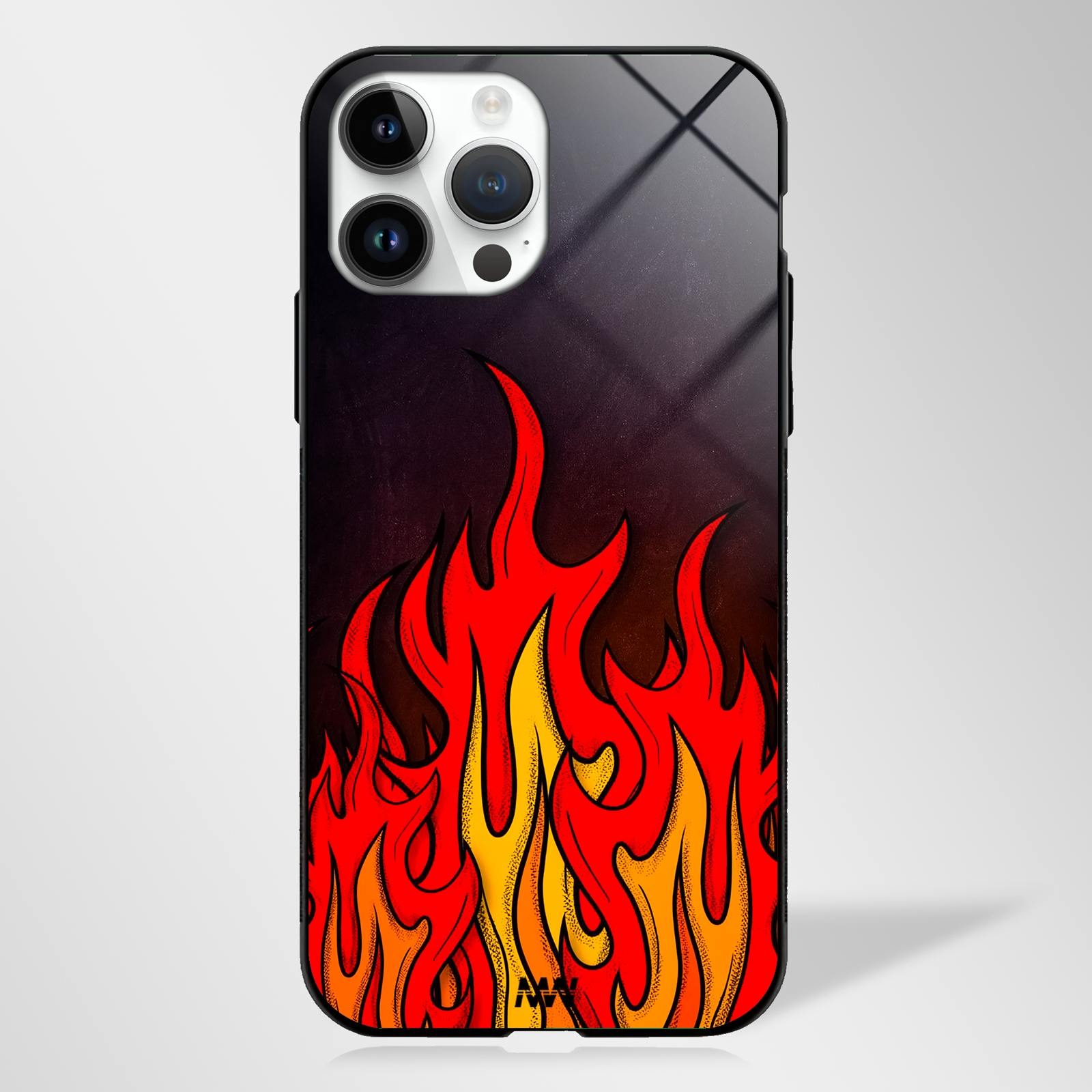 Fire Wave Art Premium GLASS CASE -  - MW Stuffs - 