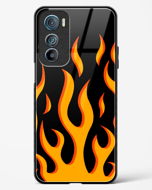 Flame Fusion Glass Phone Case-Motorola Edge 30
