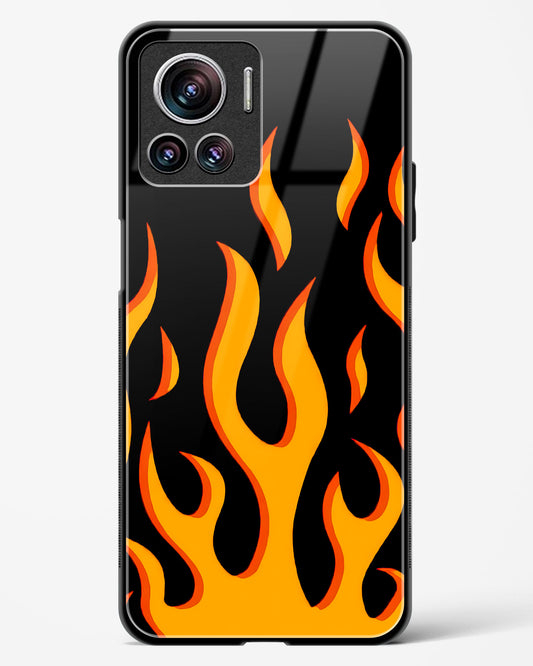 Flame Fusion Glass Phone Case-Motorola Edge 30 Ultra