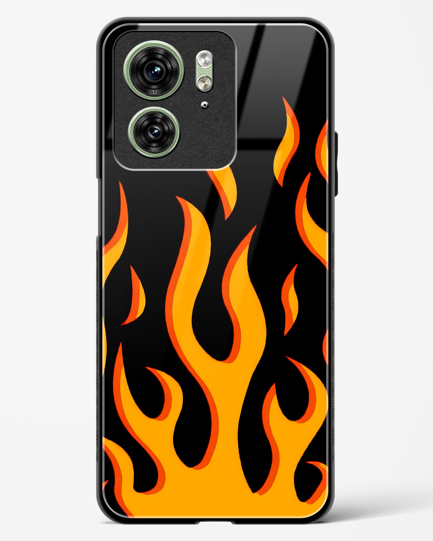 Flame Fusion Glass Phone Case-Motorola Edge 40
