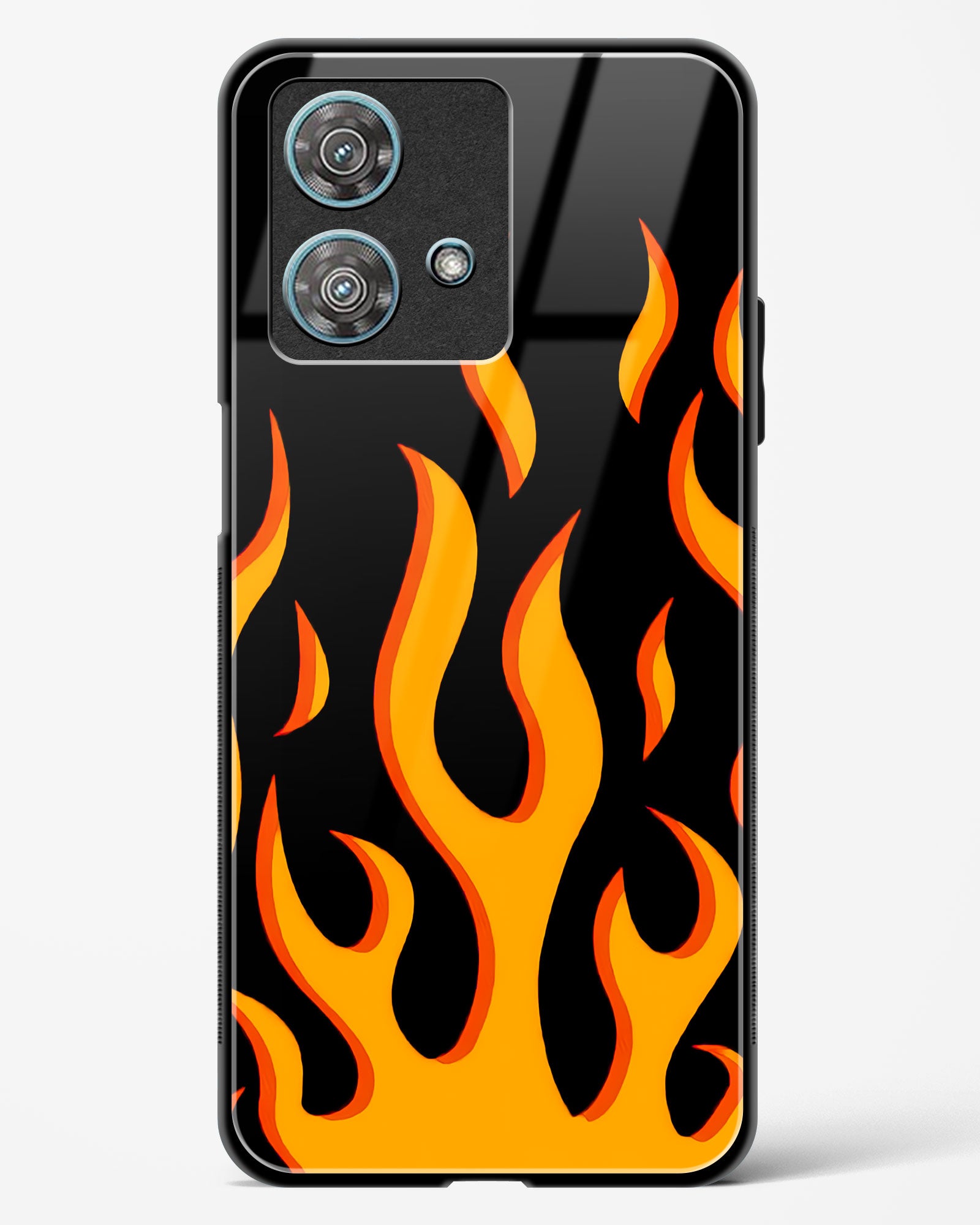 Flame Fusion Glass Phone Case-Motorola Edge 40 Neo
