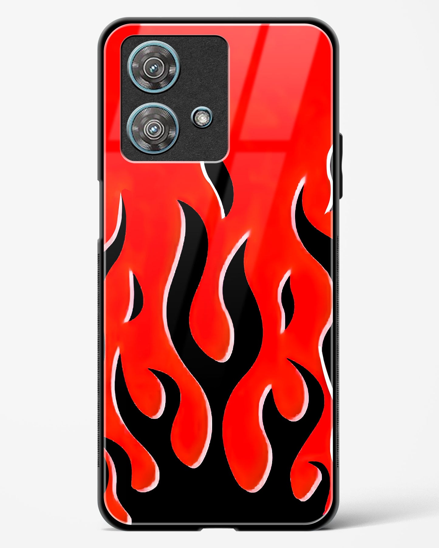 Flame Fusion Glass Phone Case-Motorola Edge 40 Neo
