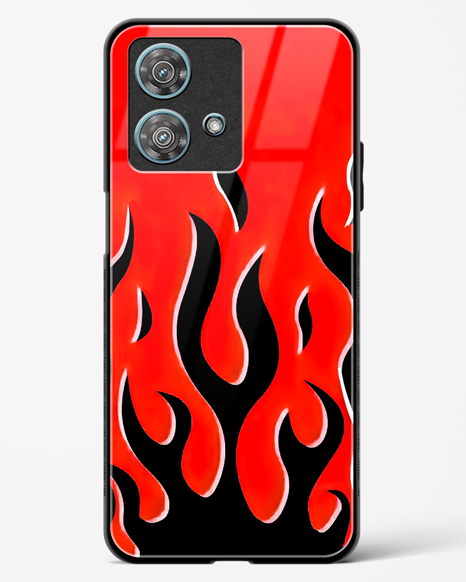 Flame Fusion Glass Phone Case-Motorola Edge 40 Neo