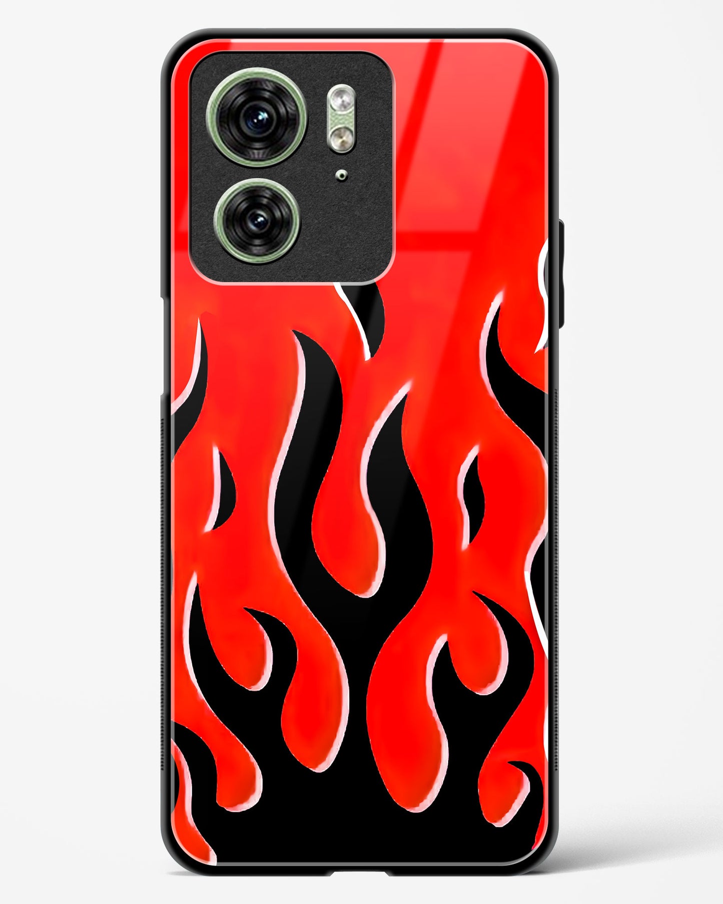 Flame Fusion Glass Phone Case-Motorola Edge 40