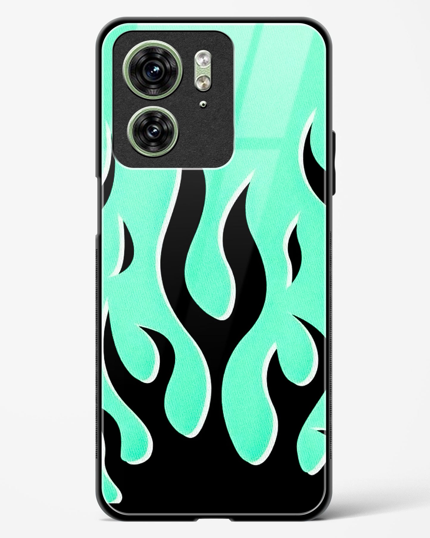 Flame Fusion Glass Phone Case-Motorola Edge 40