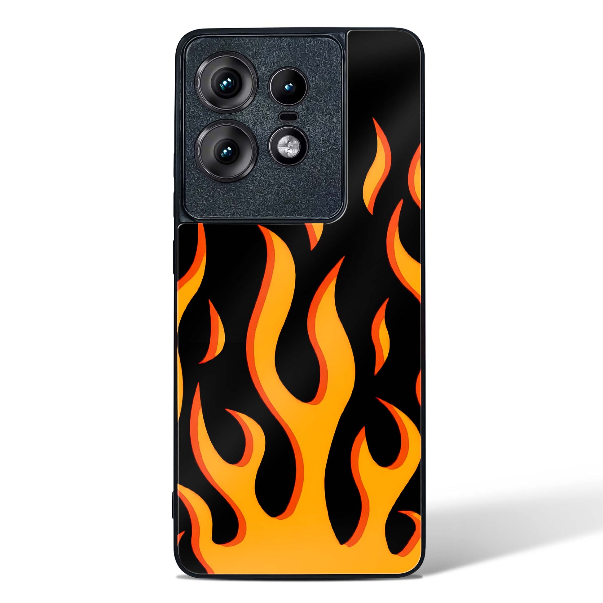 Flame Fusion Glass Phone Case-Motorola Edge 50 Pro