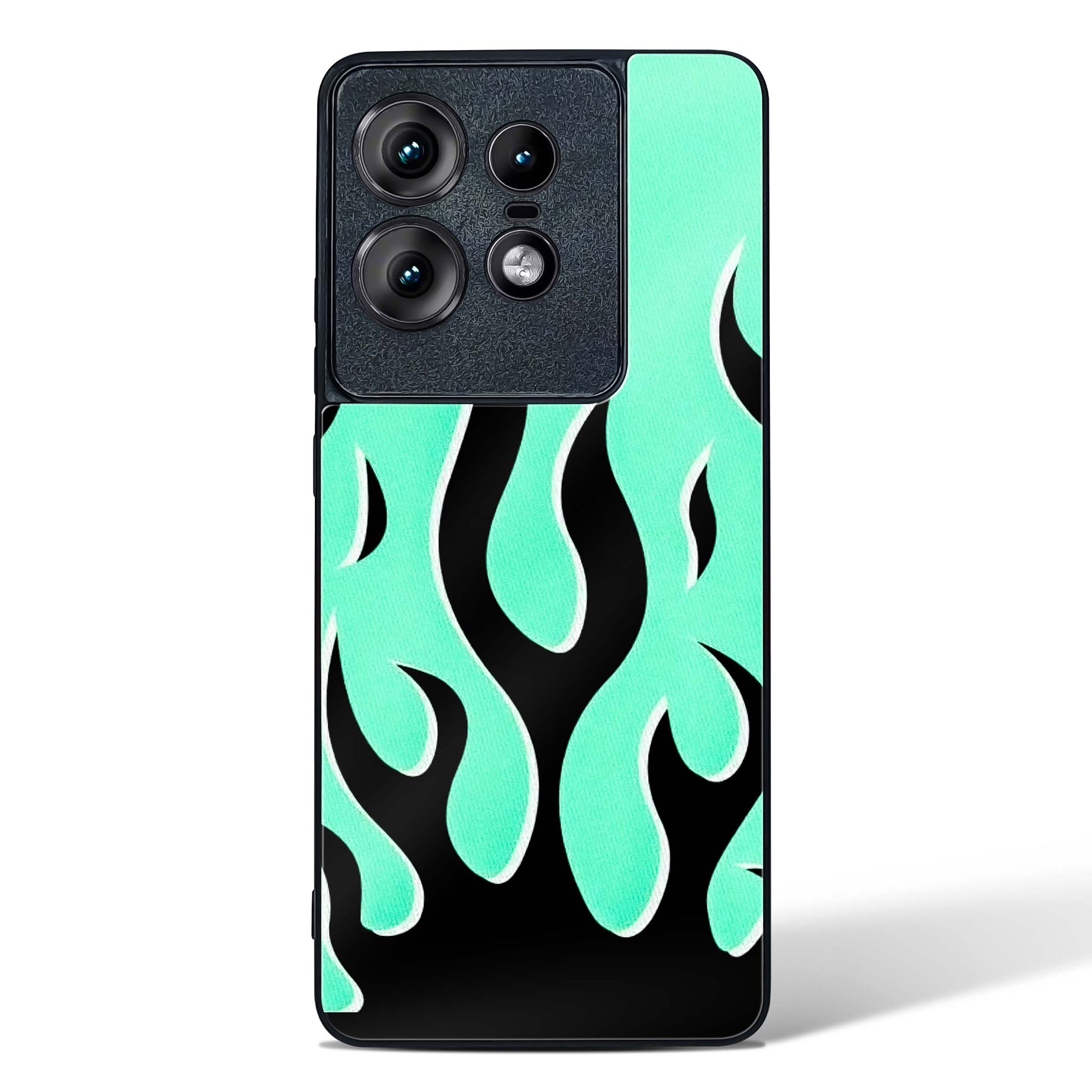 Flame Fusion Glass Phone Case-Motorola Edge 50 Pro