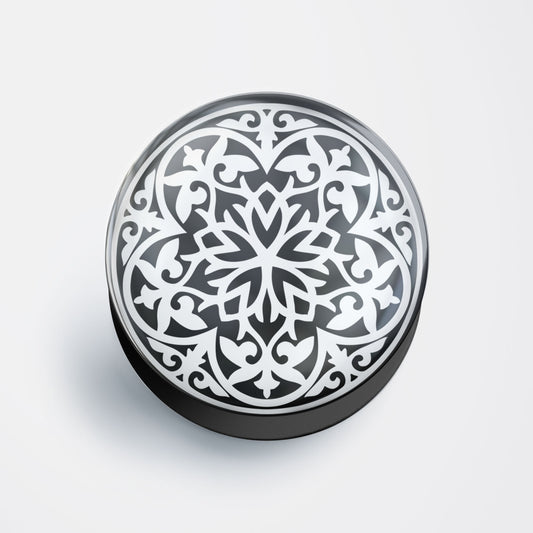 Floral Pattern Gloss Pop Holder
