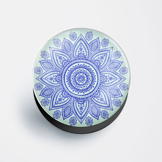 Floral Symphony Mandala Gloss Pop Holder