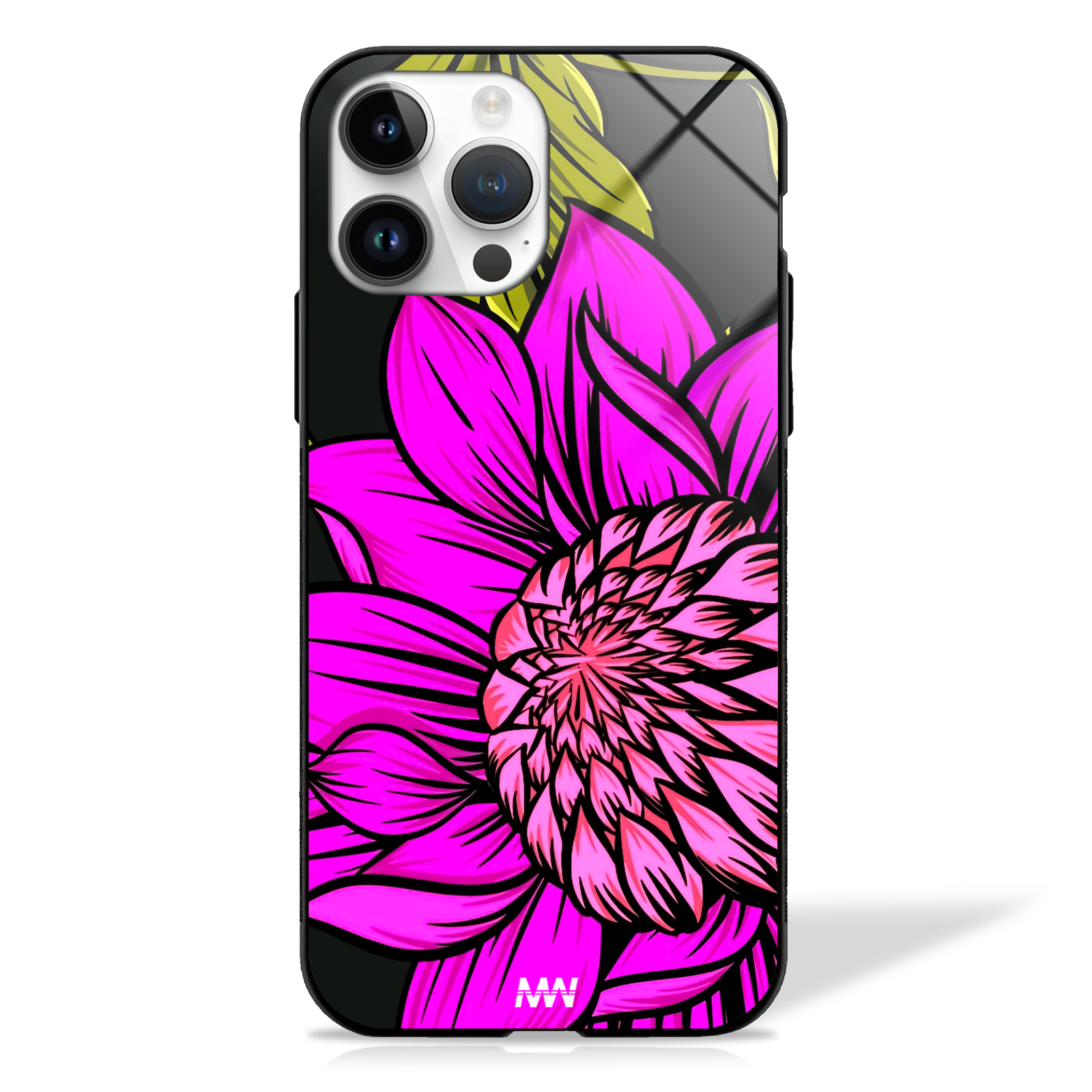 Floral Bloom Premium GLASS CASE -  - MW Stuffs - 