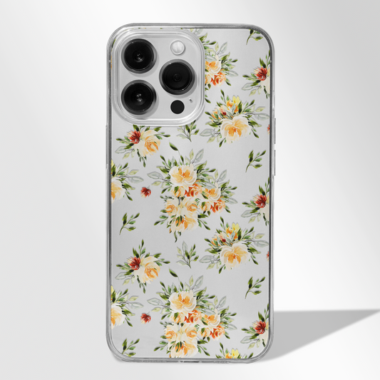 Floral Pattern CLEAR CASE -  - MW Stuffs - 