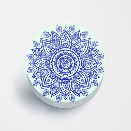 Flower Symphony Mandala Flat Pop Holder