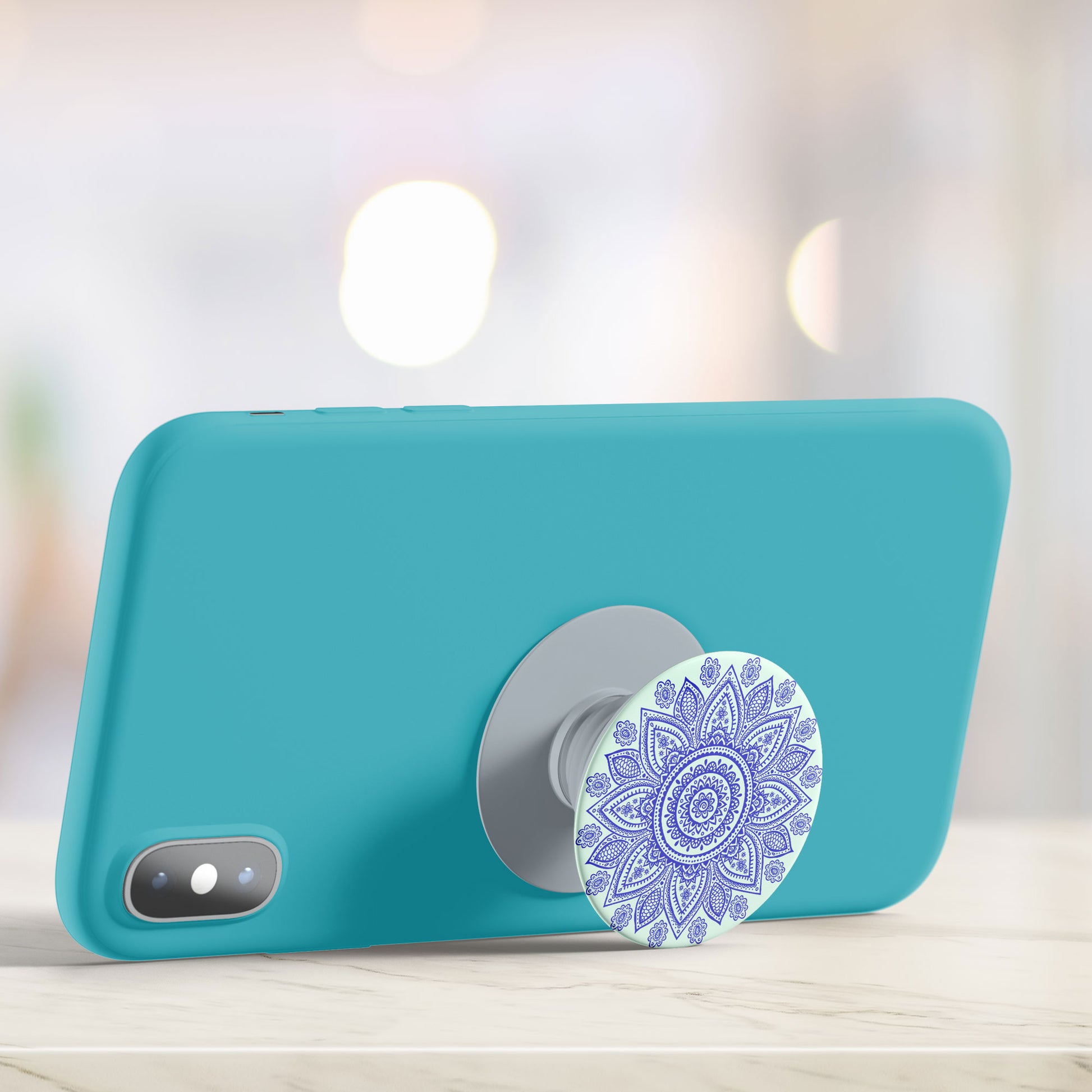 Flower Symphony Mandala Flat Pop Holder