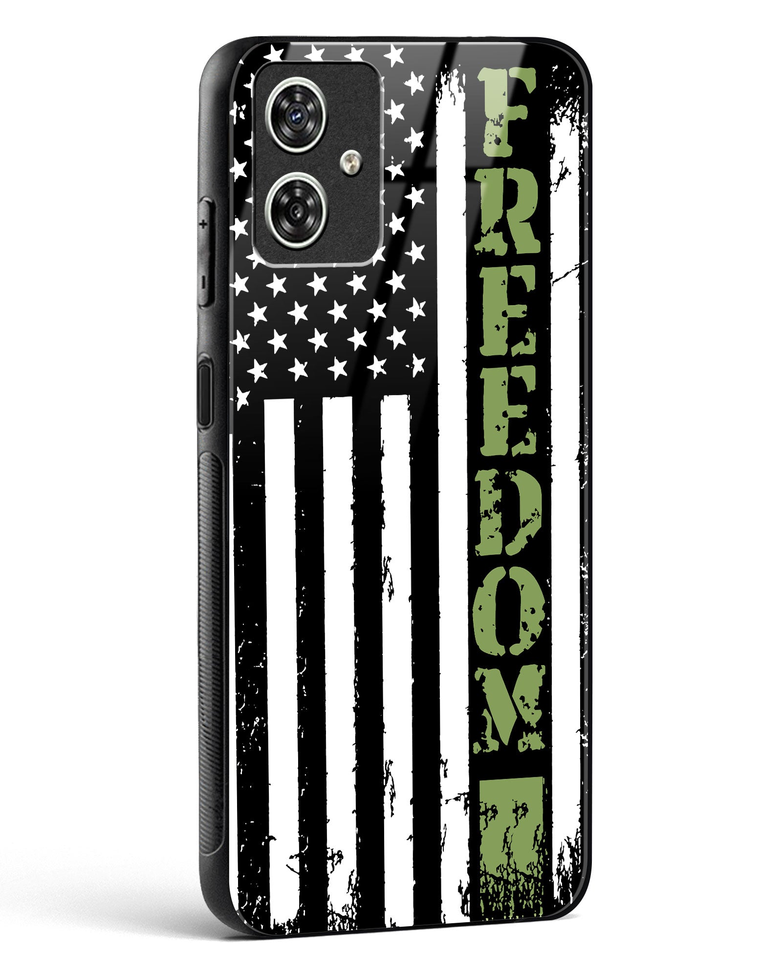 Freedom Flag Glass Phone Case-Moto G64 5G