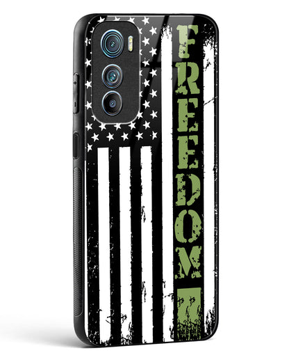 Freedom Flag Glass Phone Case-Motorola Edge 30