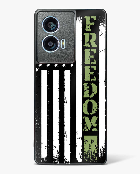 Freedom Flag Glass Phone Case-Motorola Edge 50 Fusion