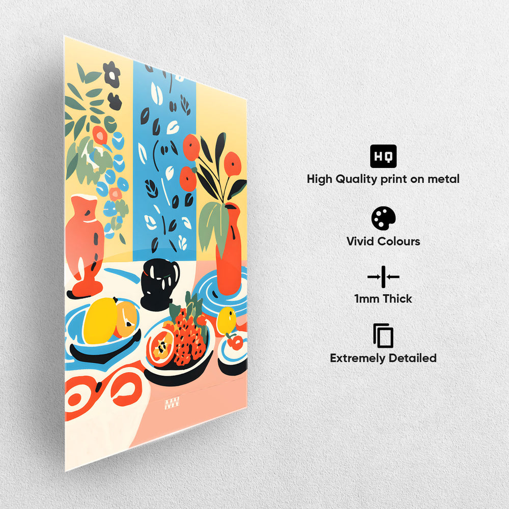 Fresh Palette Still Life Metal-Poster