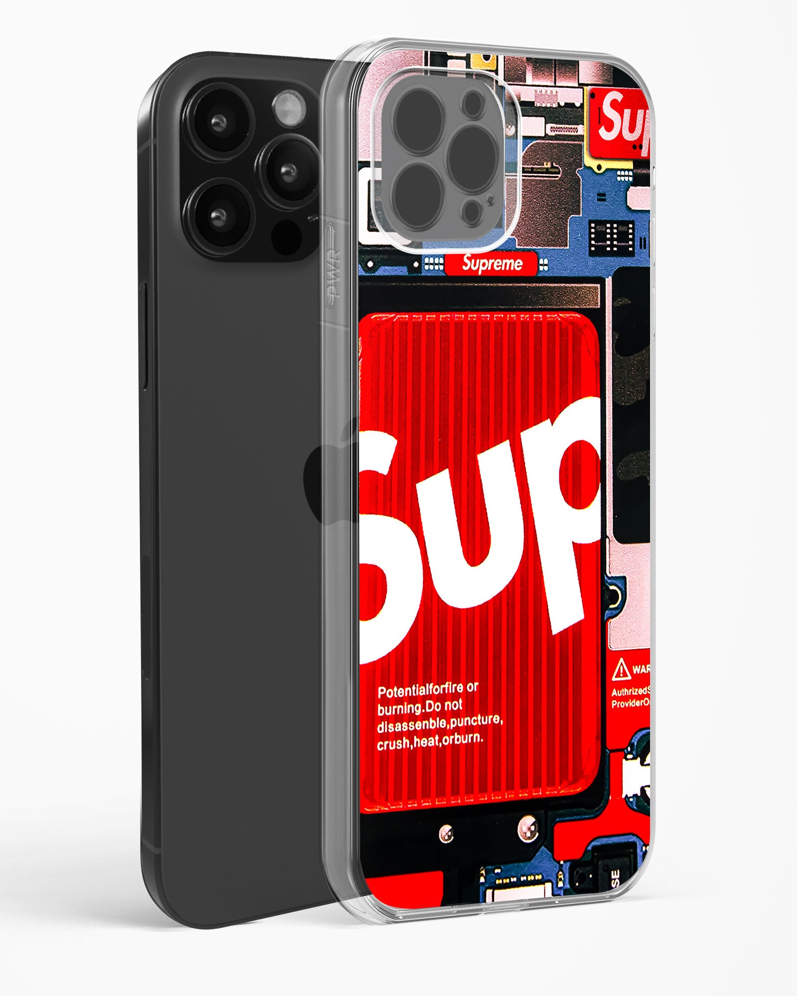 Funky Internal Circuit Clear Silicone Case