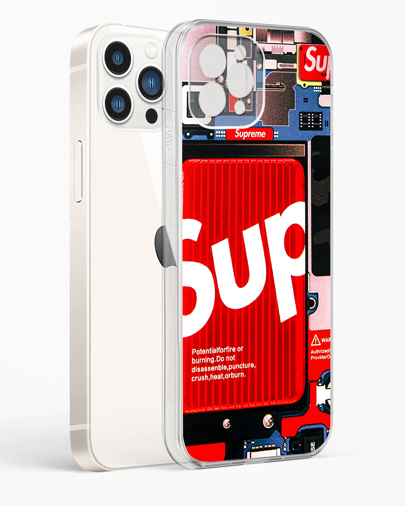 Funky Internal Circuit Clear Silicone Case