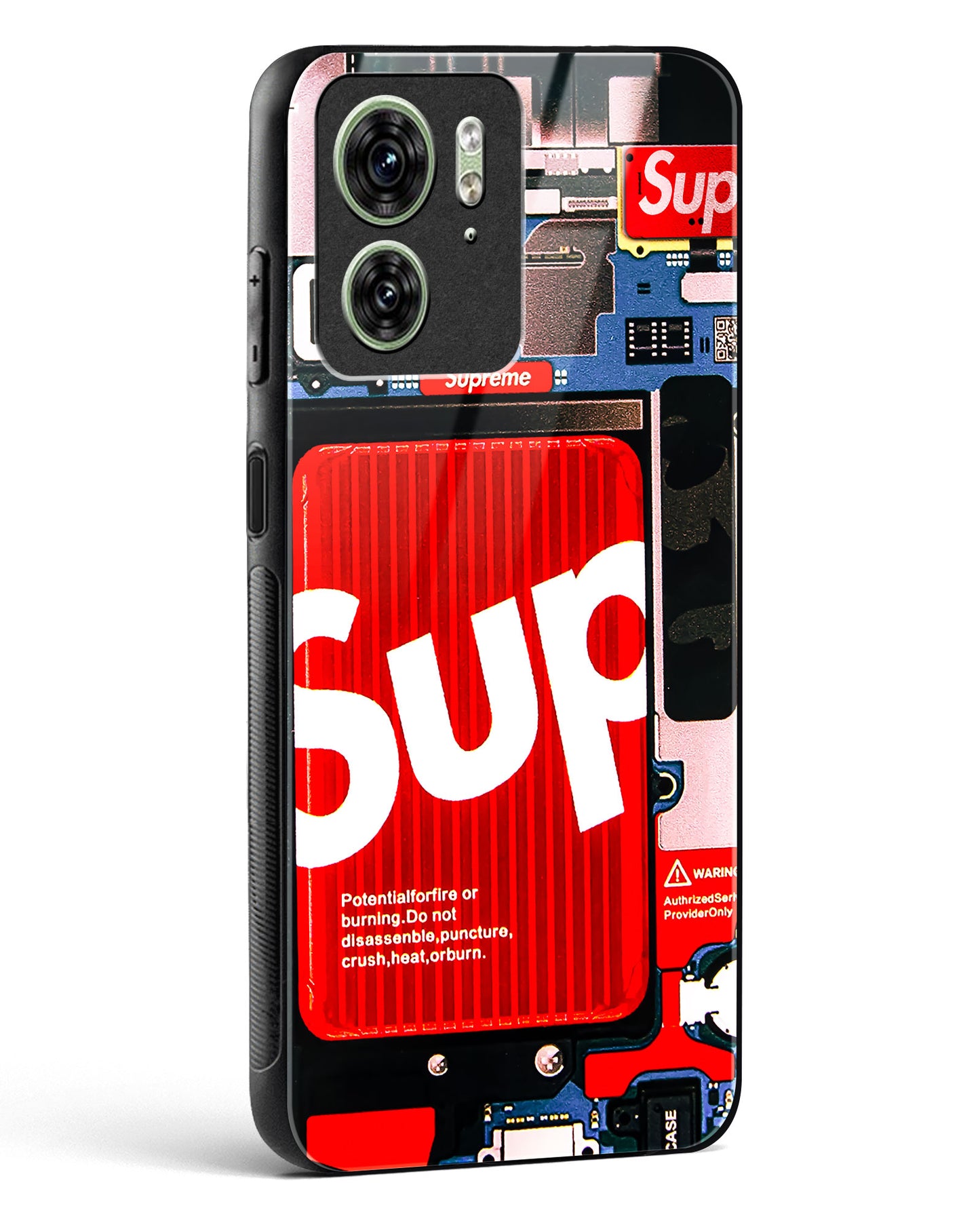 Funky Internal Circuit Glass Phone Case-Motorola Edge 40