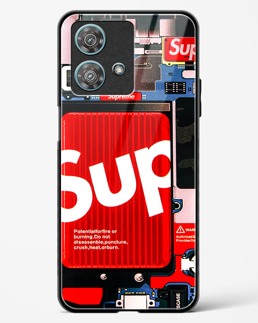 Funky Internal Circuit Glass Phone Case-Motorola Edge 40 Neo