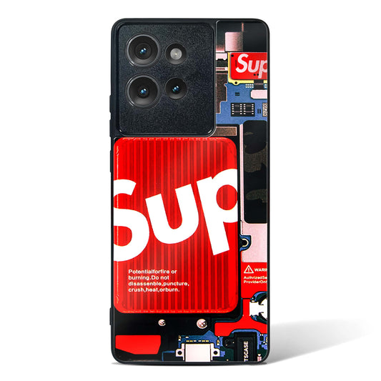 Funky Internal Circuit Glass Phone Case-Motorola Edge 50