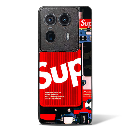 Funky Internal Circuit Glass Phone Case-Motorola Edge 50 Ultra