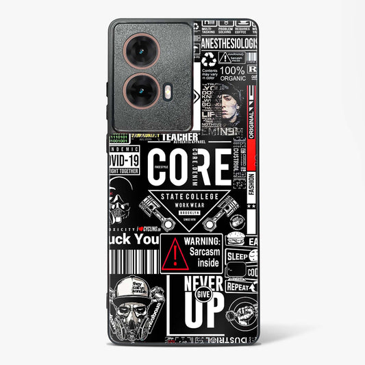 Funky Style Collage Glass Phone Case-Moto G85 5G