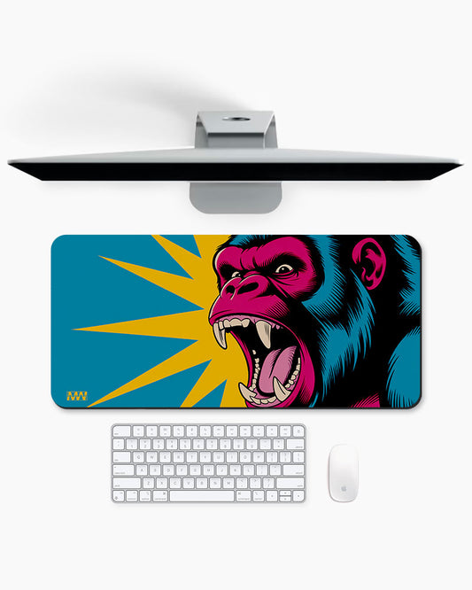 Fury Unleashed Neon Roar Deskmat