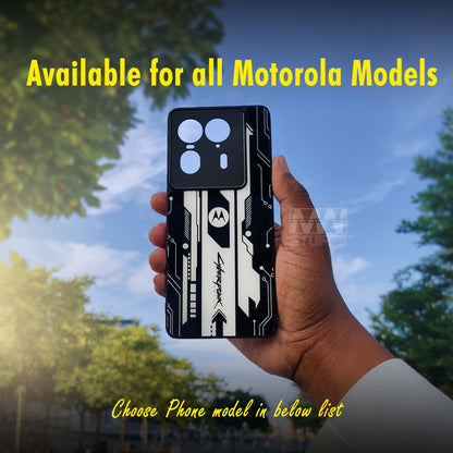 Custom Name Gaming Abstract Theme GLASS CASES (In 2 colors)