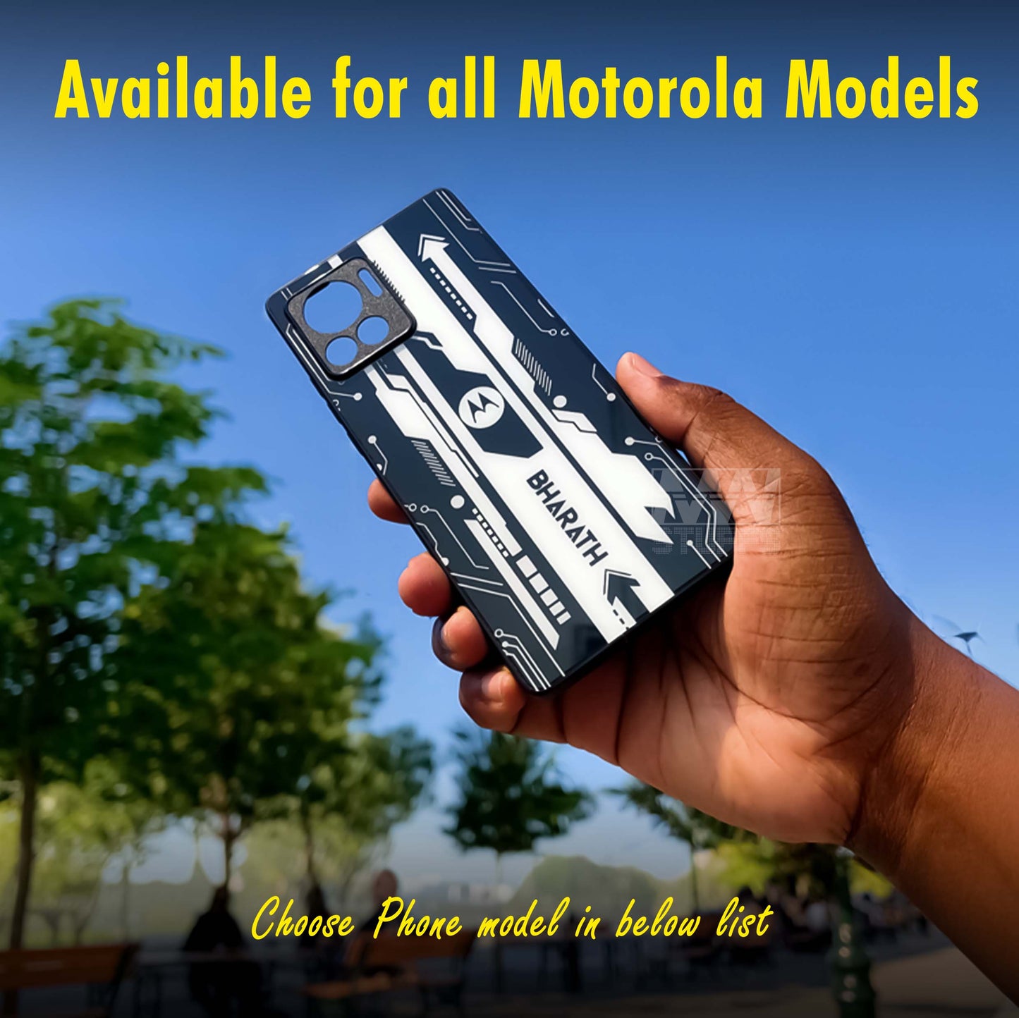 Custom Name Gaming Abstract Theme GLASS CASES (In 2 colors)